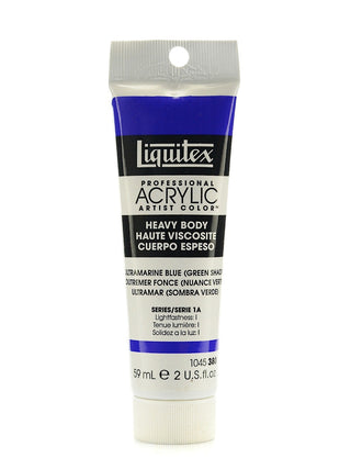 Heavy Body Professional Artist Acrylic Ultramarine Blue (green shade), 2 oz.