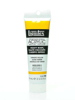 Heavy Body Professional Artist Acrylic Turner's yellow, 2 oz.