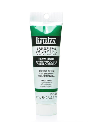 Heavy Body Professional Artist Acrylic Emerald Green, 2 oz.