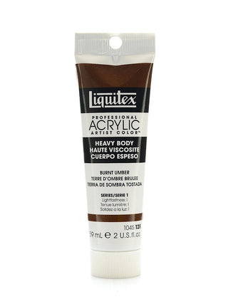 Heavy Body Professional Artist Acrylic Burnt Umber, 2 oz.