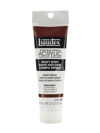 Heavy Body Professional Artist Acrylic Burnt Sienna, 2 oz.