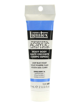 Heavy Body Professional Artist Acrylic Light Blue Violet, 2 oz.