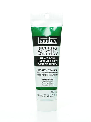 Heavy Body Professional Artist Acrylic Sap Permanent Green, 2 oz.