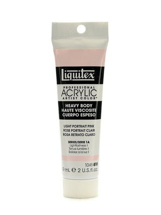 Heavy Body Professional Artist Acrylic Light Portrait Pink, 2 oz.